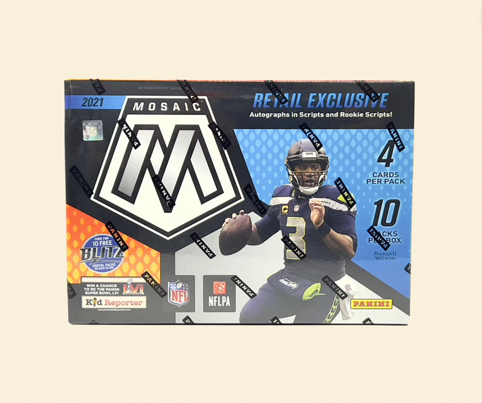 2021 Mosaic NFL Football Mega Box (Reactive Yellow)