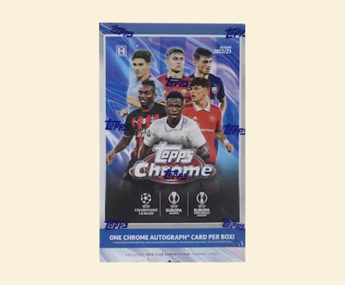 2022-23 Topps Chrome UEFA Soccer Hobby Box