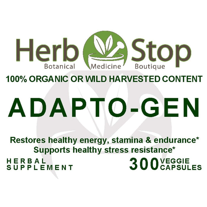 Adapto-Gen Capsules Label