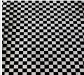 Black Checkerboard Vinyl 1/2yd -- Sallie Tomato