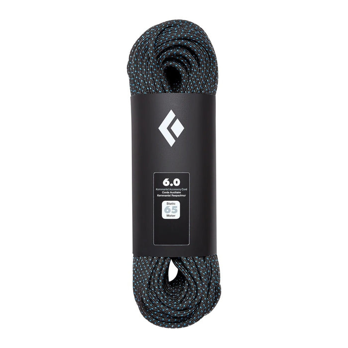 Black Diamond 6.0mm Static Rope Black - 65M
