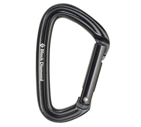Black Diamond Positron Straight Gate Carabiner