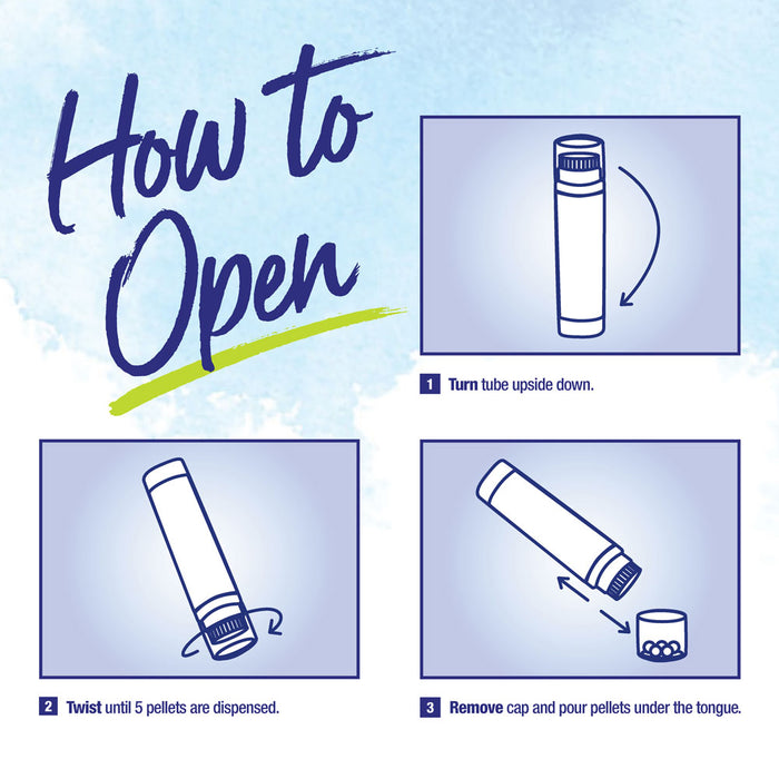 How to open a boiron blue tube