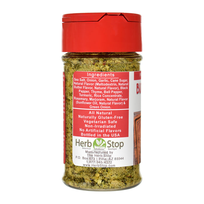Buttery Herb Rub Spice Jar - Left