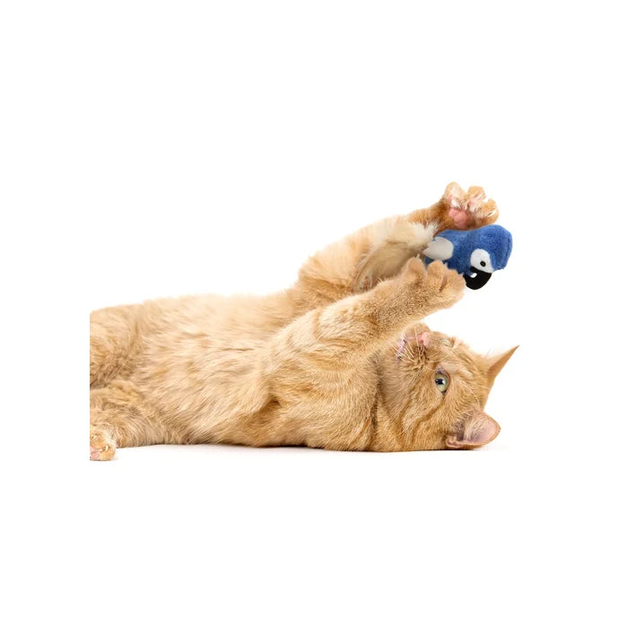 Chatty Chirp HappyNip  Silvervine & Catnip Plush Bird Electronic Sound Cat Toy - Instincts by SmartyKat
