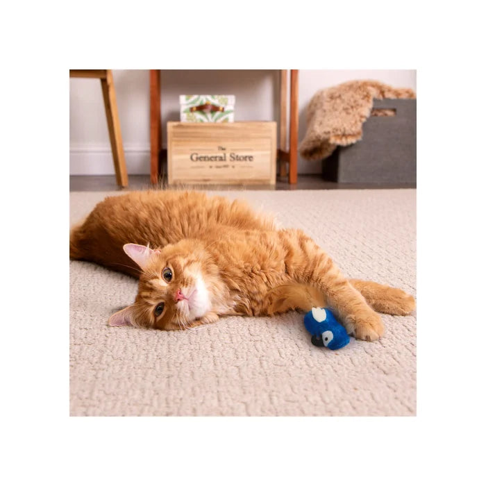 Chatty Chirp HappyNip  Silvervine & Catnip Plush Bird Electronic Sound Cat Toy - Instincts by SmartyKat