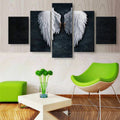 Classical White Angel Wings Wall Art Canvas Printing Decor - BlueArtDecor