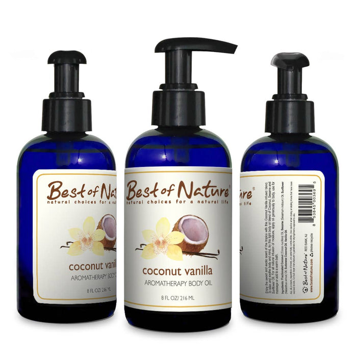 Coconut Vanilla Aromatherapy Body Oil