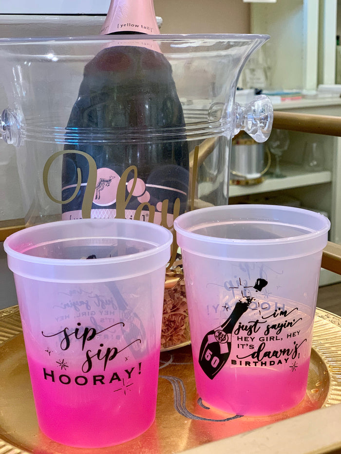 Color Changing Stadium Cups - 16oz.