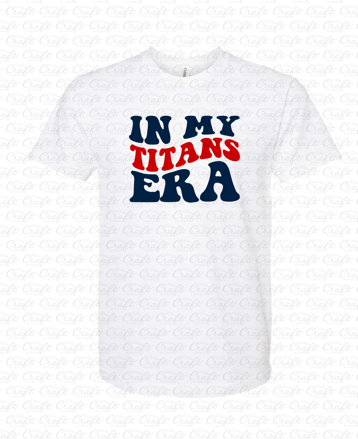 Curtsinger In My Titans Era Crew Neck T-Shirt
