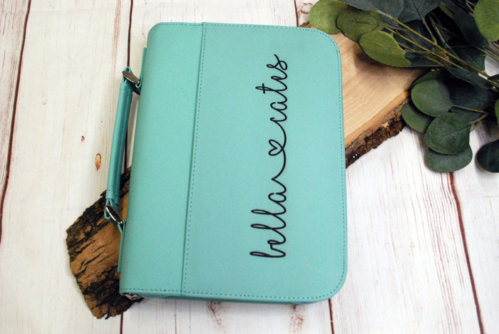 Custom Engraved Leather Bible/Book Cover