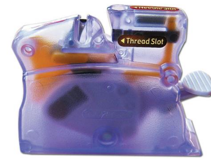 Desk Needle Threader Pink or Purple -- Clover
