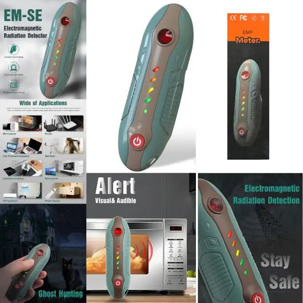 Digital EMF Meter - Portable Handheld With Wrist Strap - Electrical Sensor