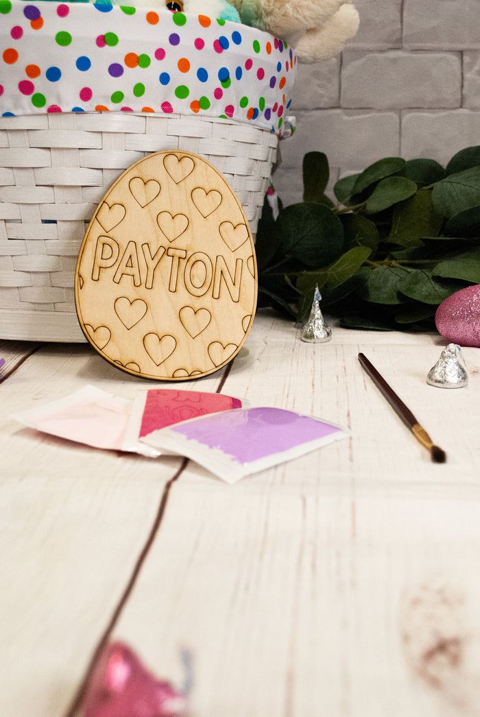 DIY Wood Easter Egg