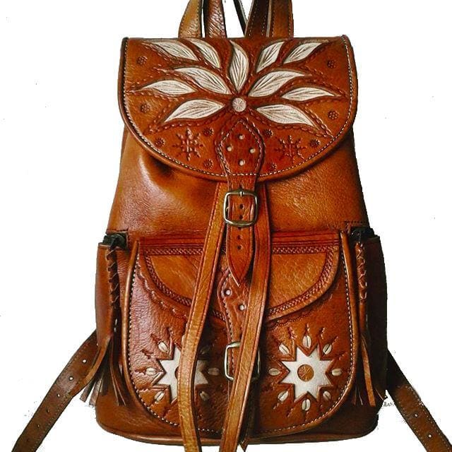 Dorar Backpack - Brown Caramel - Moroccan Corridor®