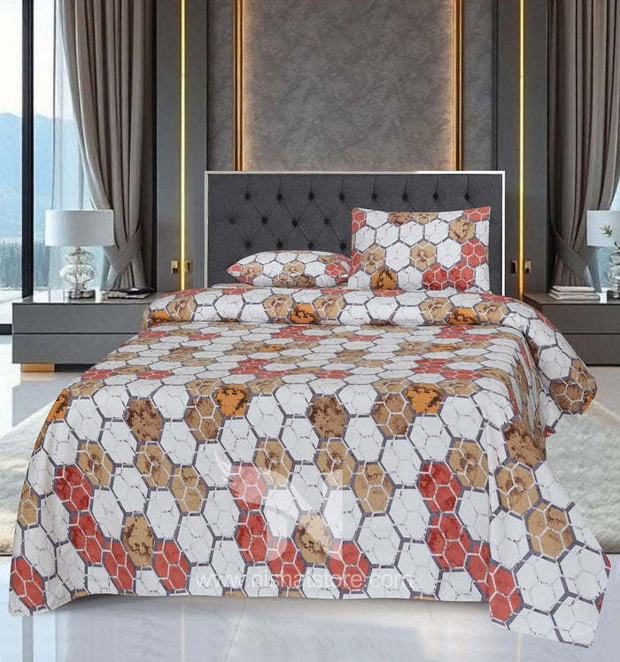 Double Bed Sheet Design NC-C 7183 - Nishat Creative Store