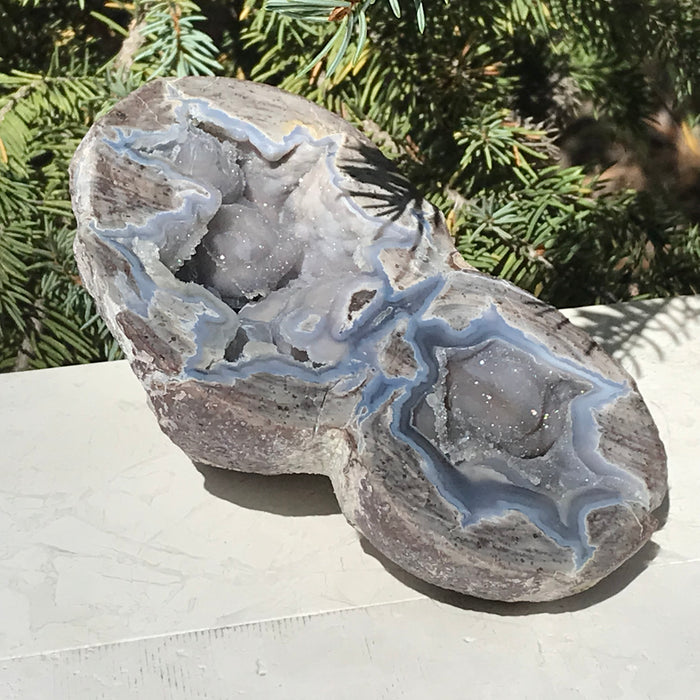 Double Chamber Dugway Geode