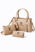 Elegant 3-Piece Beige Handbag Set - Nishat Creative Store