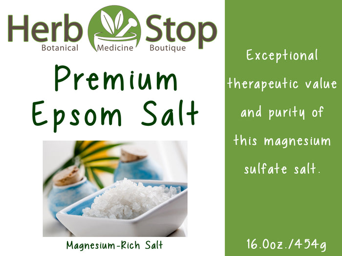 Premium Epsom Salt Label - Front