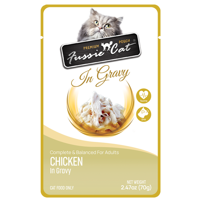 Fussie Cat Chicken In Gravy Wet Cat Food