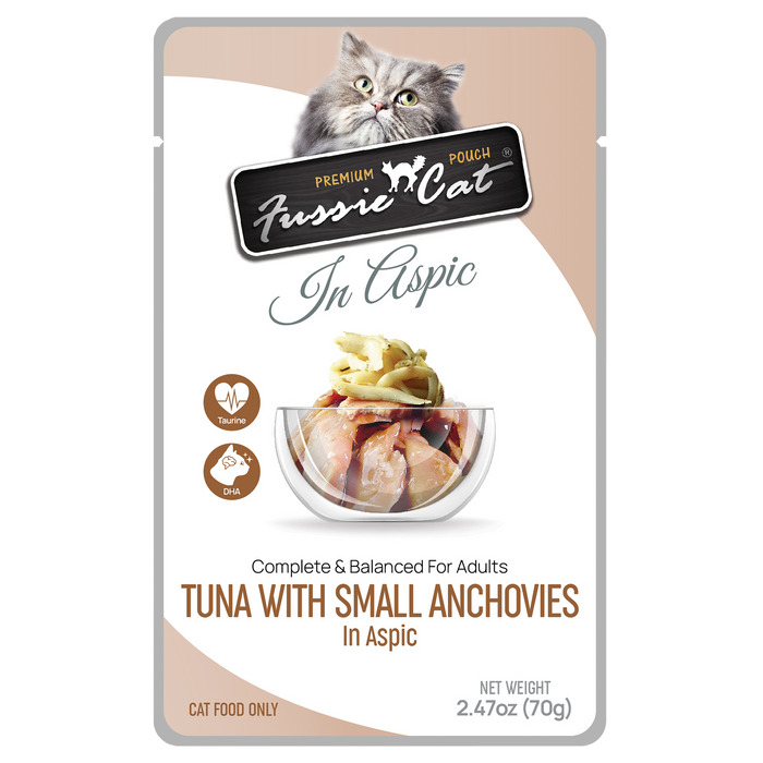 Fussie Cat Tuna With Small Anchovies In Aspic Wet Cat Food