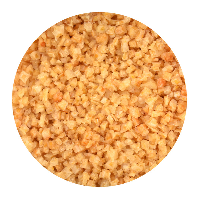 Close up of Ghost Pepper Salt on a white background