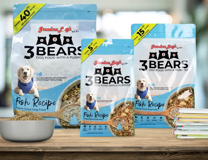 Grandma Lucy's 3 Bears Fish Freeze Dried Dog Food