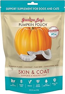 Grandma Lucy's Skin and Coat Pumpkin Pouch for Dogs & Cats