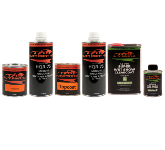 Harley Davidson Velocity Red Sunglo Tri-Coat Candy Complete Quart Kit