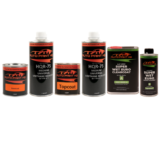 Harley Davidson Velocity Red Sunglo Tri-Coat Candy Complete Quart Kit