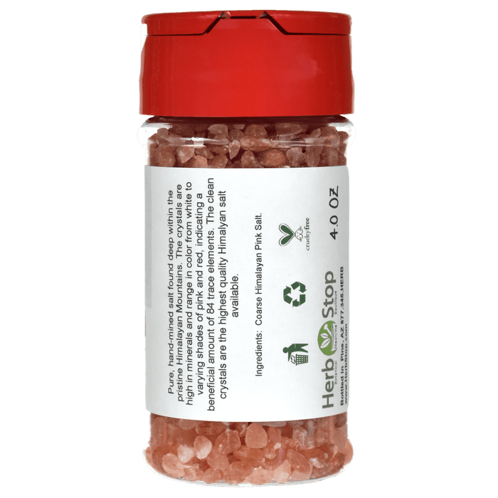 Himalayan Coarse Pink Salt Jar - Side