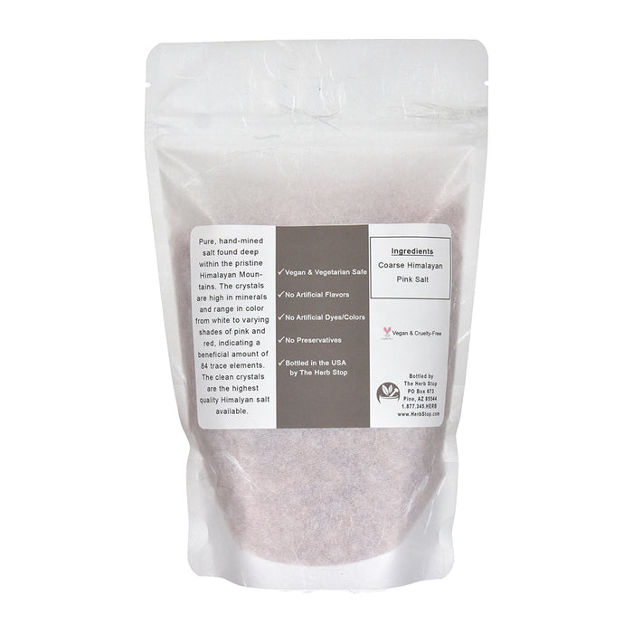 Himalayan Coarse Salt Bulk Bag Back