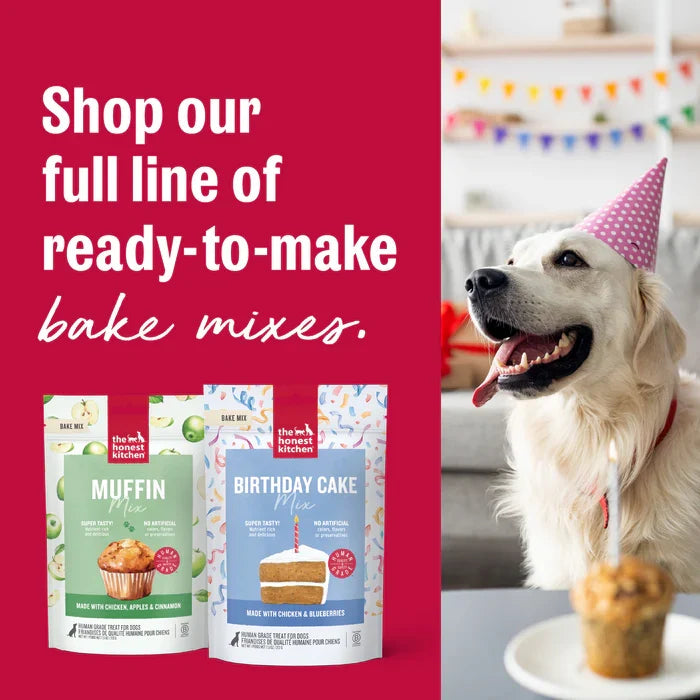 Honest Kitchen Muffin Mix made with Chicken, Apples & Cinnamon