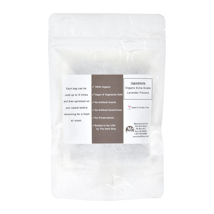 Organic Lavender Dryer Bags - Back