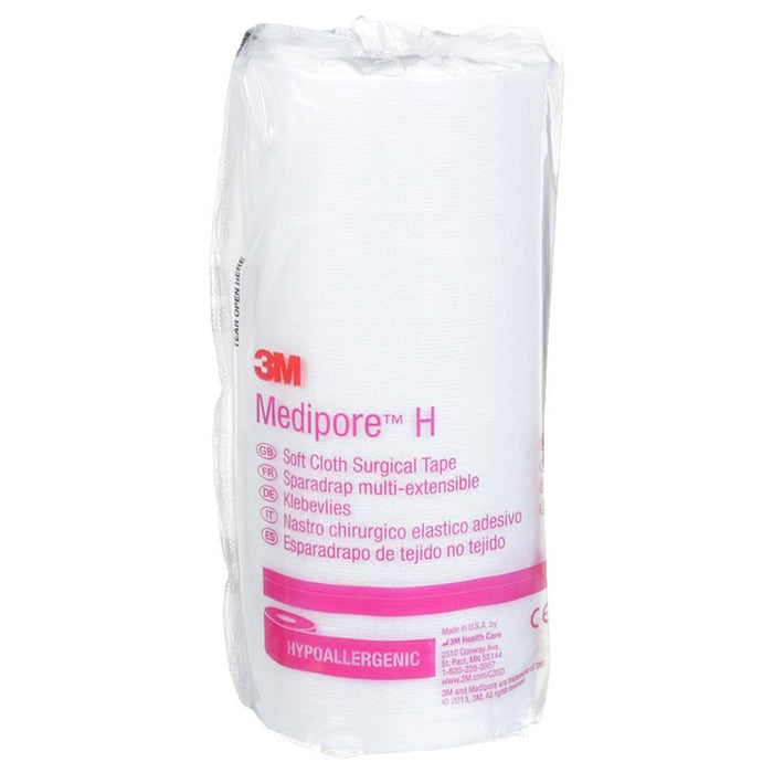 Medipore 2866 Medical Tape H Water Resistant Cloth 6 Inch X 10 Yard White NonSterile. Case of 12 70701572
