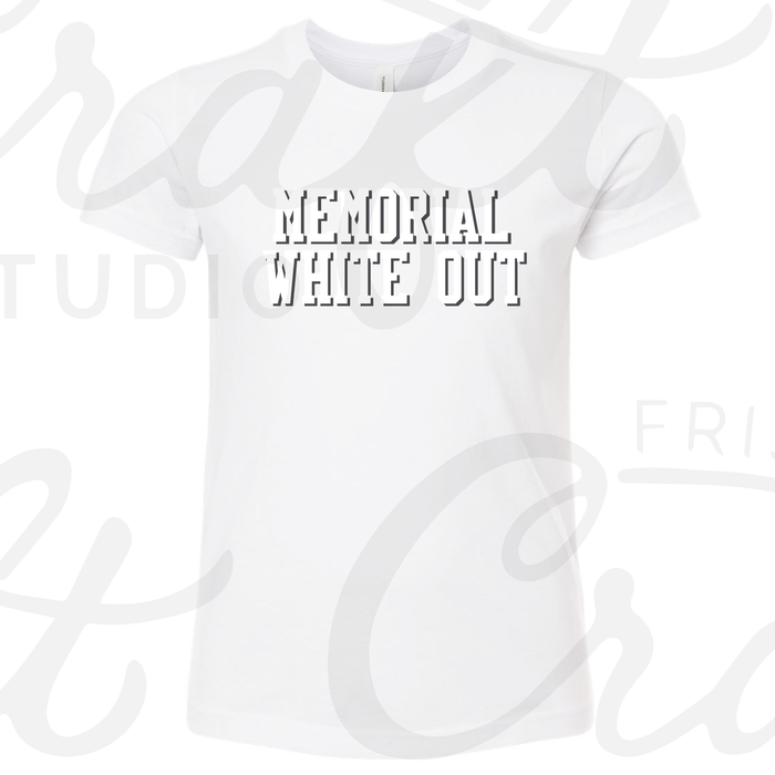 Memorial White Out Shirts