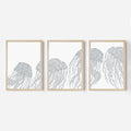 Modern Jellyfish Illustration - Set of 3 - Jetty Home
