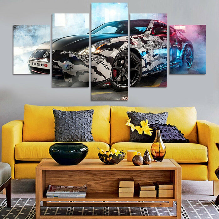 Nissan 370z Nismo Car Wall Art Frame Canvas Printing Decor - BlueArtDecor