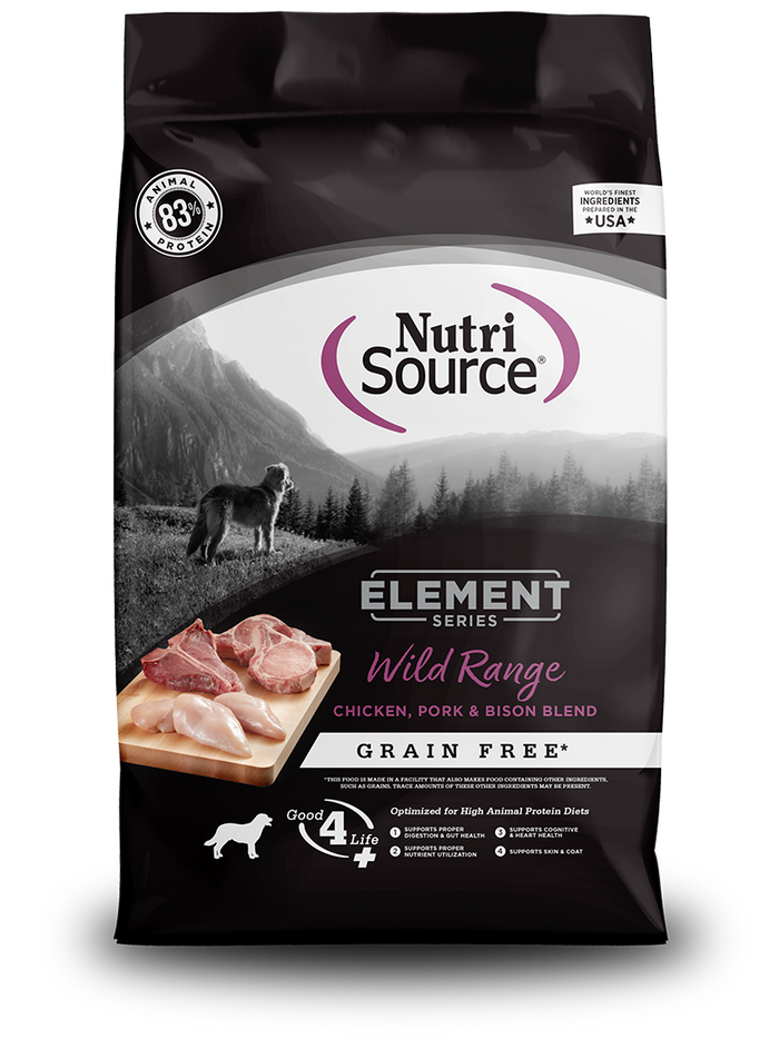 Nutrisource Element Series Grain Free Wild Range Dry Dog Food