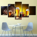 Oak Barrel Beer Dispenser Wall Art Frame Canvas Printing Decor - BlueArtDecor