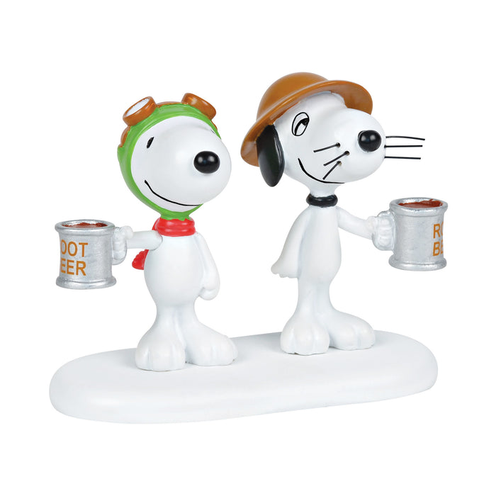 Peanuts - A Root Beer Toast! Figurine