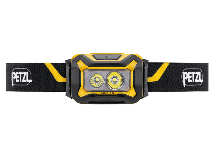 Petzl Aria 2R Rechargable Headlamp - 600 Lumens - Black/Yellow