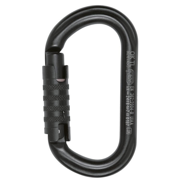 Petzl OK Triact Lock Carabiner - Black