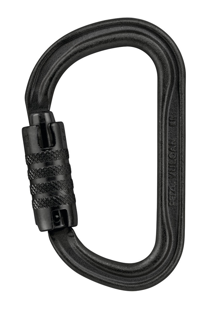 Petzl Vulcan Triact Lock Steel Carabiner - Black