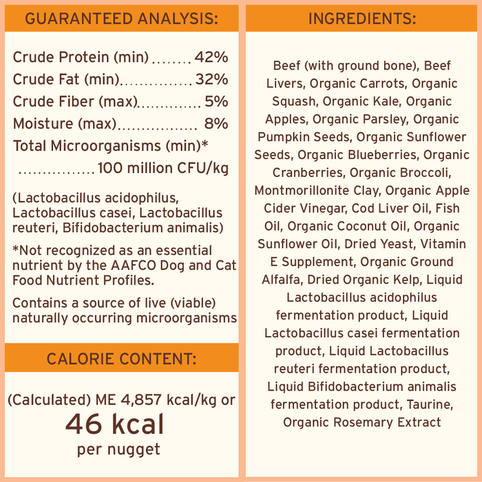 Primal Freeze Dried Beef Nuggets
