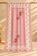 Printed Organza Dupatta in Pink