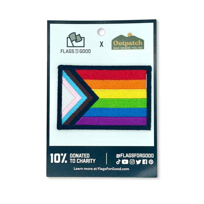 Progress Pride Flag Patch