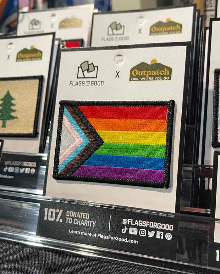 Progress Pride Flag Patch