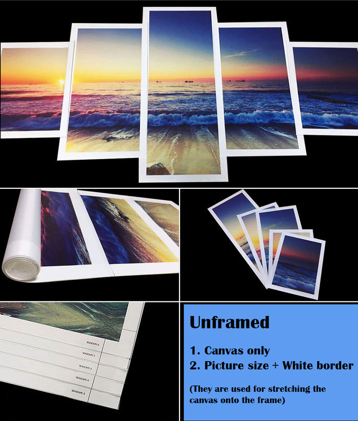 Retro Red Rod Car Wall Art Frame Canvas Printing Decor