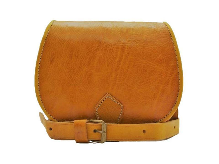Saddle Bag - Small - Orange - Moroccan Corridor